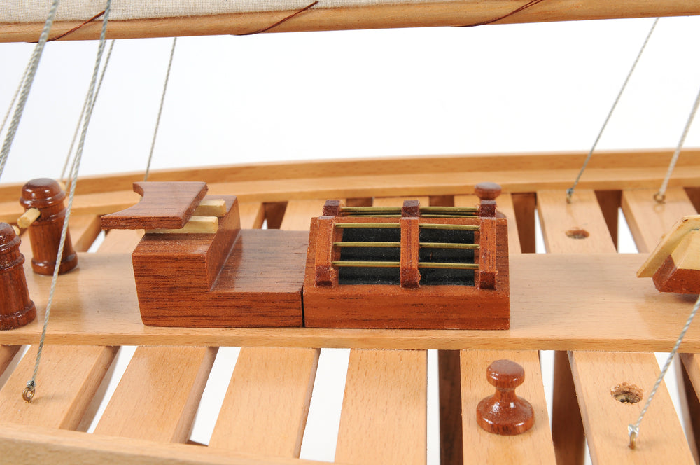 Shamrock Open Hull Boat Model Display, Home furniture and decor, Old Modern Handicrafts, XoticBrands Home Decor