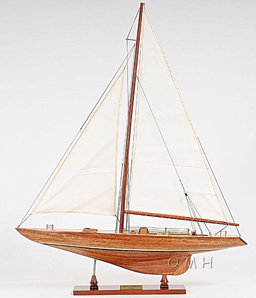  Columbia Yacht L Boat Model Display, Home furniture and decor, Old Modern Handicrafts, XoticBrands Home Decor