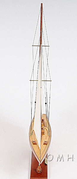  Columbia Yacht L Boat Model Display, Home furniture and decor, Old Modern Handicrafts, XoticBrands Home Decor