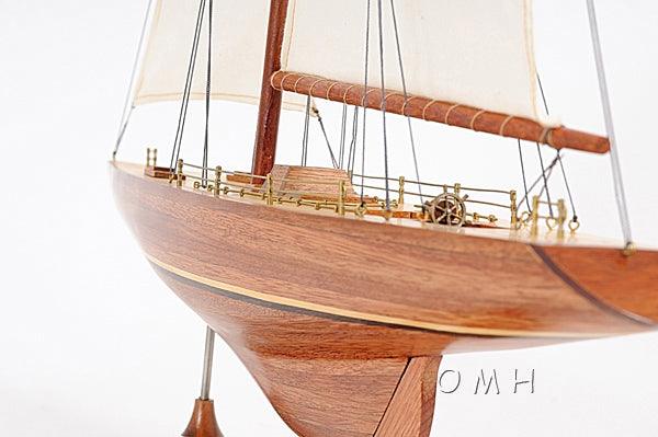  Columbia Yacht L Boat Model Display, Home furniture and decor, Old Modern Handicrafts, XoticBrands Home Decor