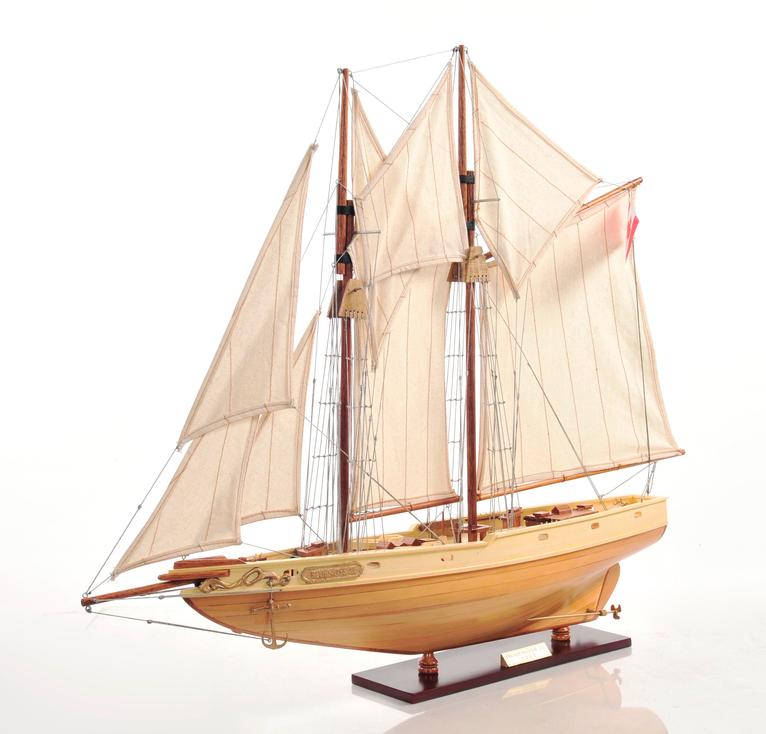  Bluenose II Fully Assembled Boat Model Display, Home furniture and decor, Old Modern Handicrafts, XoticBrands Home Decor