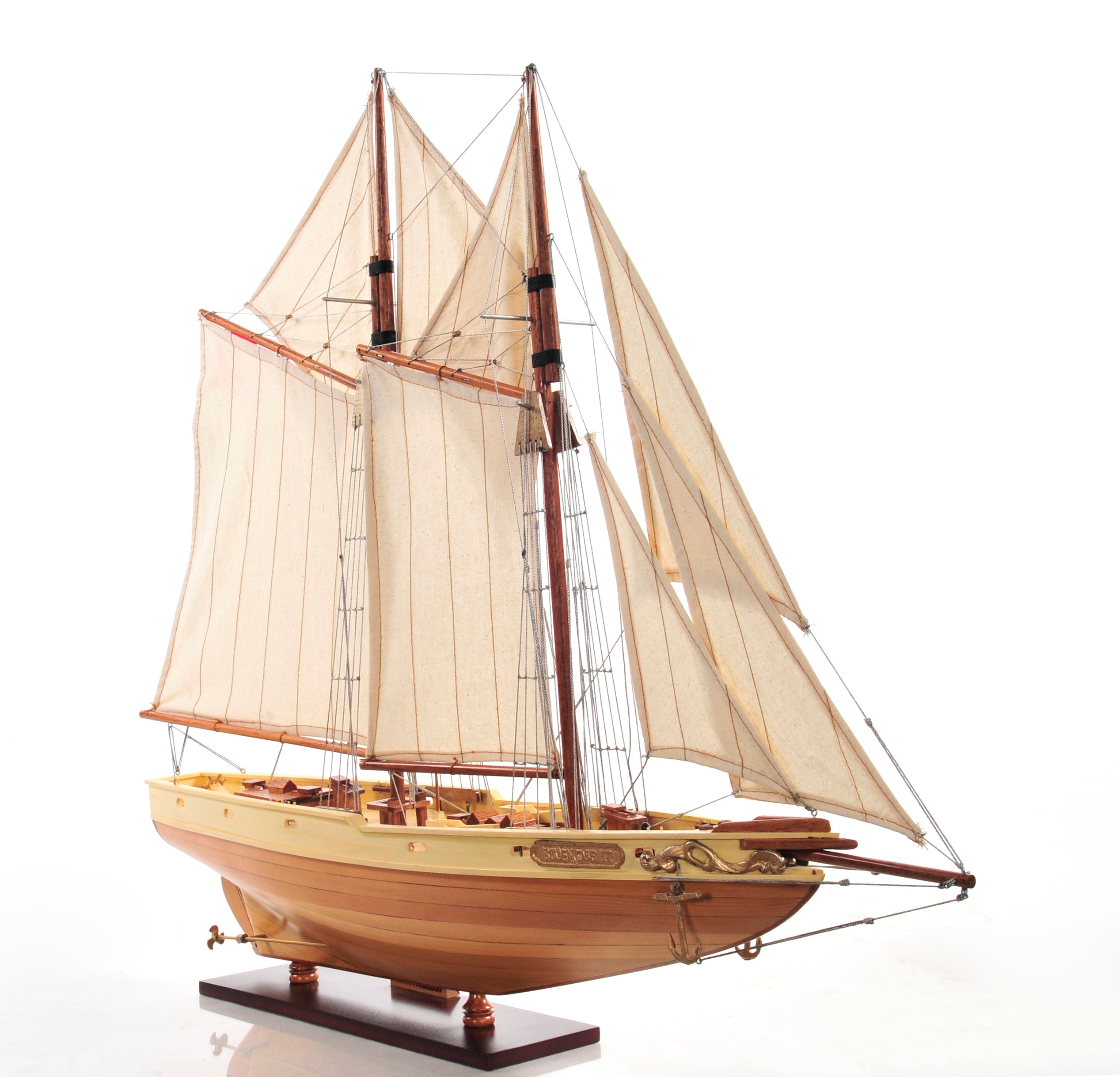  Bluenose II Fully Assembled Boat Model Display, Home furniture and decor, Old Modern Handicrafts, XoticBrands Home Decor