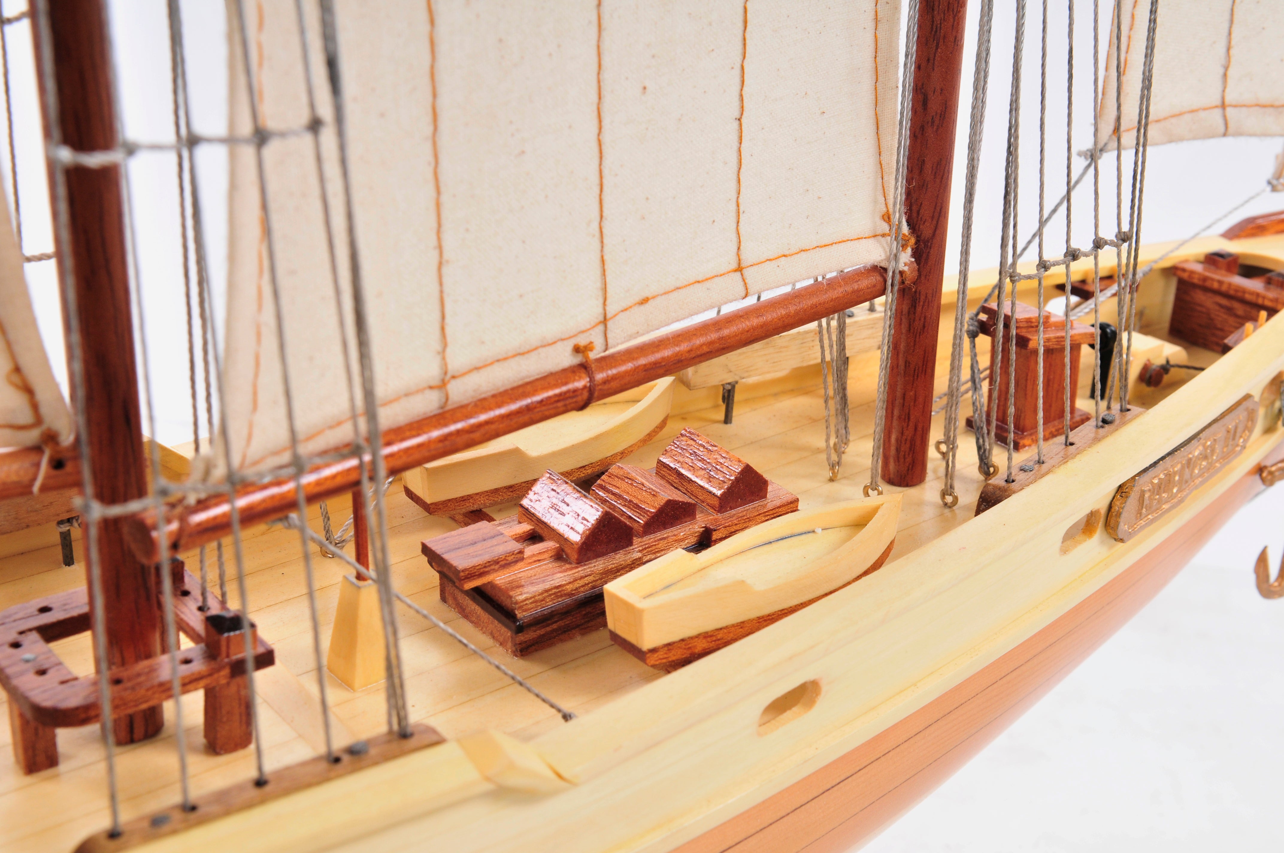  Bluenose II Fully Assembled Boat Model Display, Home furniture and decor, Old Modern Handicrafts, XoticBrands Home Decor