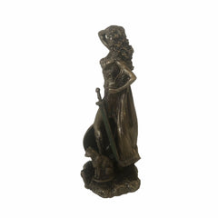 5 Inch Norse God - Freya Statue Sculpture - XoticBrands Home Decor