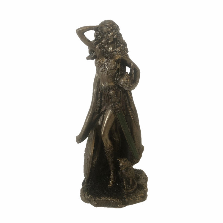 5 Inch Norse God - Freya Statue Sculpture - XoticBrands Home Decor