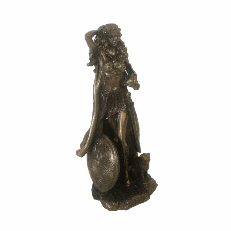 5 Inch Norse God - Freya Statue Sculpture - XoticBrands Home Decor