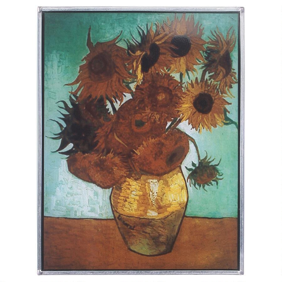  Sunflowers, 1888 Art Glass, Stained Glass, Design Toscano, XoticBrands Home Decor