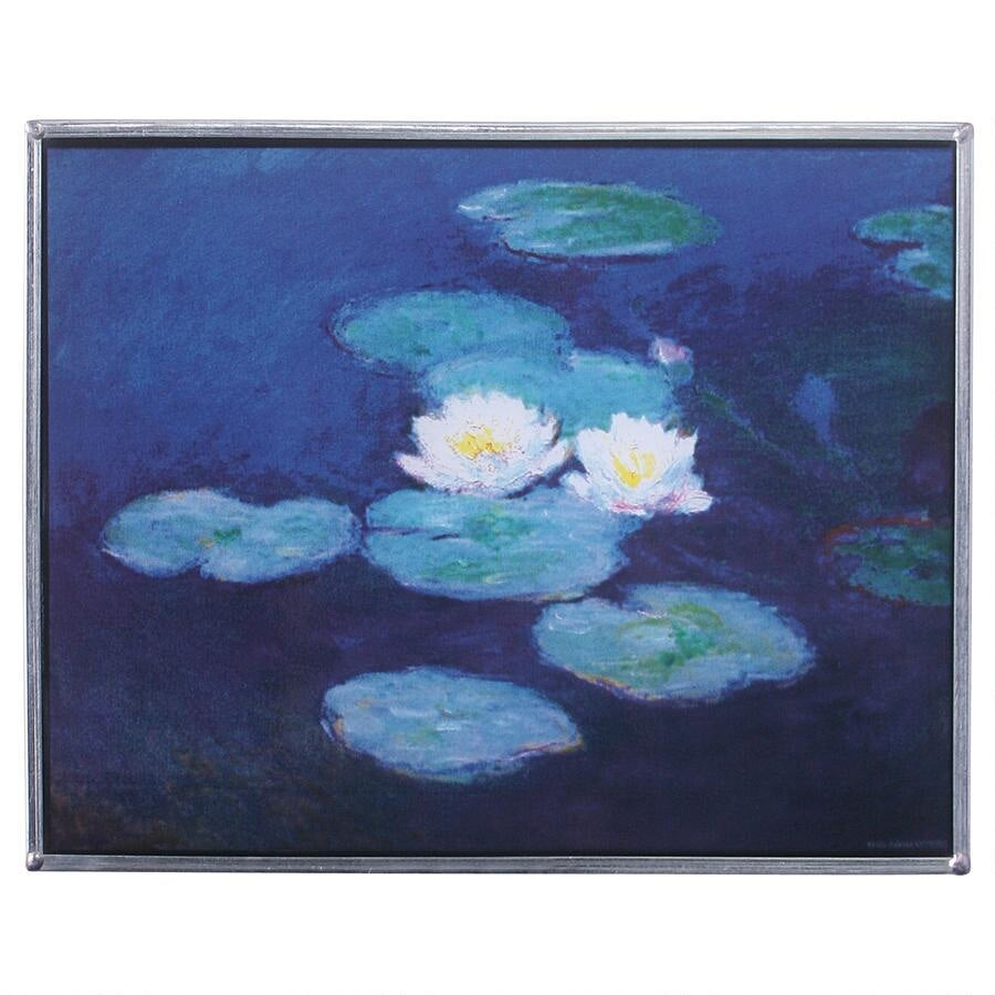 The Water Lilies, 1889 Art Glass, Coastal, Design Toscano, XoticBrands Home Decor