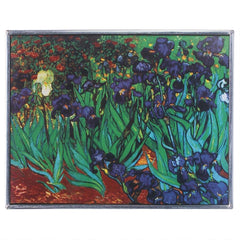  Irises, 1889 Art Glass, Stained Glass, Design Toscano, XoticBrands Home Decor