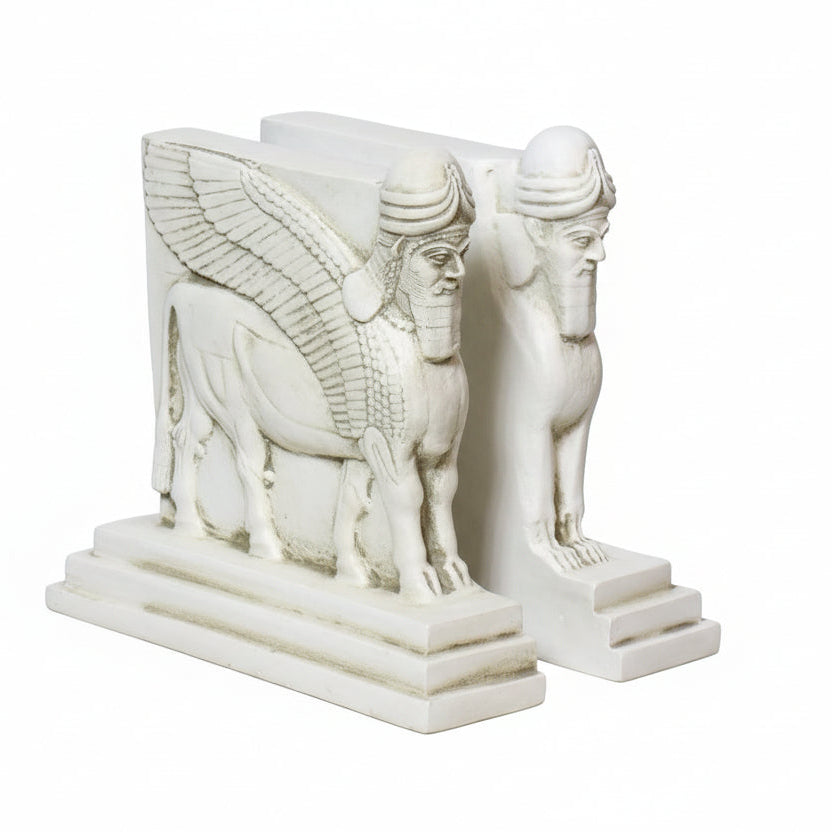  Assyrian Bookends 8 Animal Display  Sculpture, Home Decor, XoticBrands, XoticBrands Home Decor