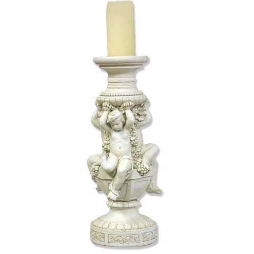 Cherubs Of Capri Candleholder Garden Angel Statue - XoticBrands Home Decor