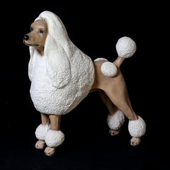  Fifi The Poodle 20 Animal Sculpture, Home Decor, XoticBrands, XoticBrands Home Decor