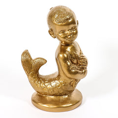  Mergirl 17 (Cppr) Animal Sculpture, Home Decor, XoticBrands, XoticBrands Home Decor