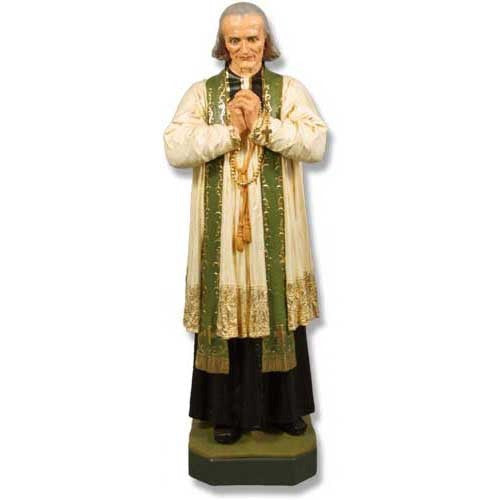 Saint John Vianney 50 Large Religious Sculpture - XoticBrands Home Decor