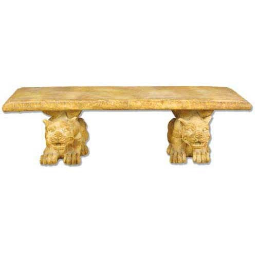 Jaimy Gargoyle Bench 30 W Gargoyle Sculpture - XoticBrands Home Decor