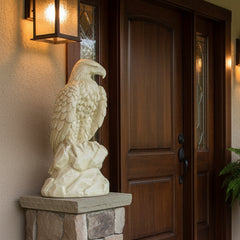 Eagle Hunter 28 Garden Animal Statue - XoticBrands Home Decor