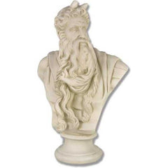 Moses Bust Michlangelo 23 -  Greek & Roman Busts - XoticBrands Home Decor
