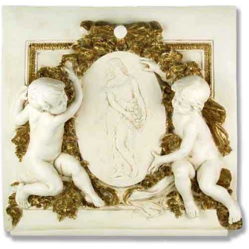Labelle Demoiselle Cherub Plq - Architectural   Over Door Plaques - XoticBrands Home Decor