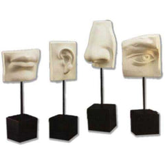 David Face Set On Pole -  Michelangelo Classical  Sculpture - XoticBrands Home Decor