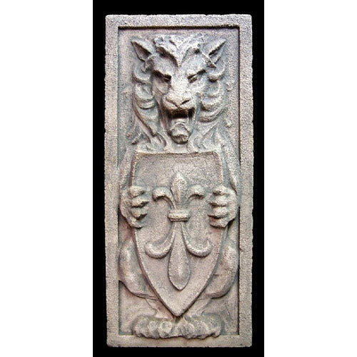  Lion Crest Plaque 38  Architectural  Sculpture, Home Decor, XoticBrands, XoticBrands Home Decor