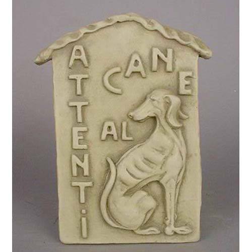  Beware Of Dog Plaque 15  Animal  Sculpture, Home Decor, XoticBrands, XoticBrands Home Decor