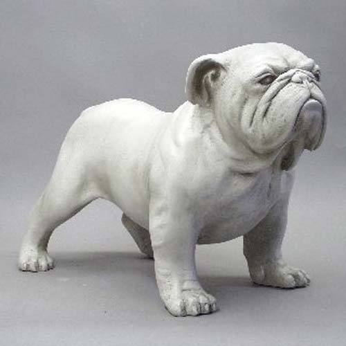  Bulldog 17"H Animal Sculpture, Home Decor, XoticBrands, XoticBrands Home Decor