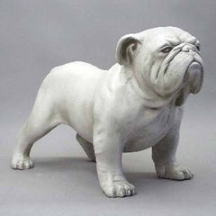  Bulldog 17"H Animal Sculpture, Home Decor, XoticBrands, XoticBrands Home Decor