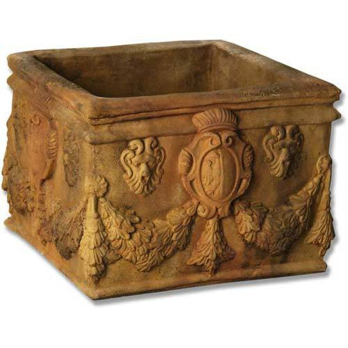 English Square Pot 11 Garden Display - XoticBrands Home Decor