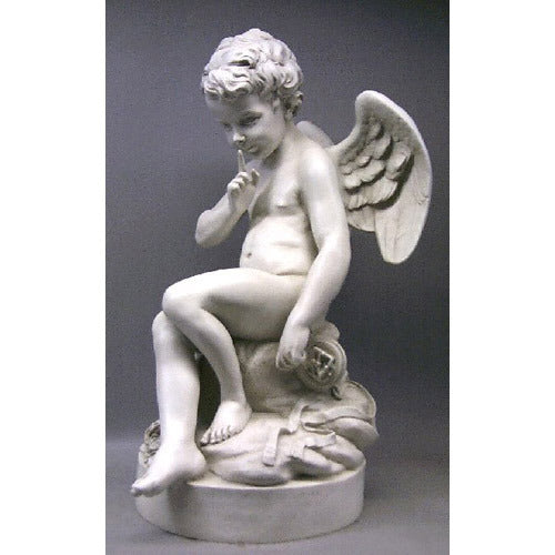  Mischievous Cupid 37 Large Animal Angel Sculpture, Home Decor, XoticBrands, XoticBrands Home Decor