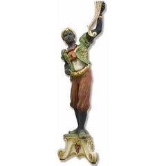 Standing Black Moore Left -  Large Classical  Sculpture - XoticBrands Home Decor