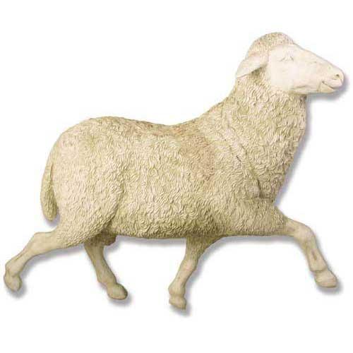 Prancing Sheep 41 Garden Animal Statue - XoticBrands Home Decor
