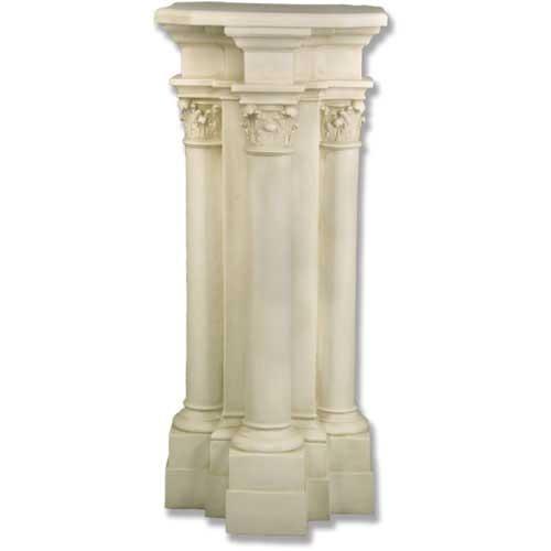 Louis Cathedral Pedestal 44 - Pedestal Sculpture - XoticBrands Home Decor
