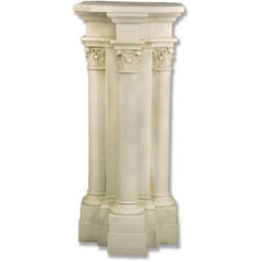 Louis Cathedral Pedestal 44 - Pedestal Sculpture - XoticBrands Home Decor