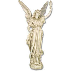 Angel Of Light-Left 45 Garden Angel Statue - XoticBrands Home Decor
