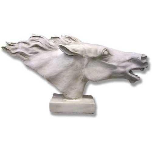 Horse Head (Against The Wind) Garden Animal Statue - XoticBrands Home Decor