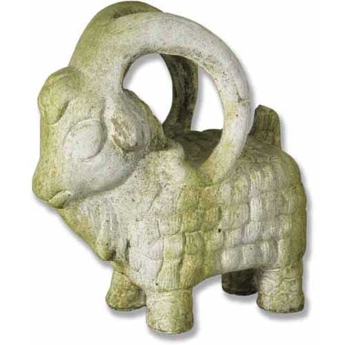 Ram Standing 11 Garden Animal Statue - XoticBrands Home Decor