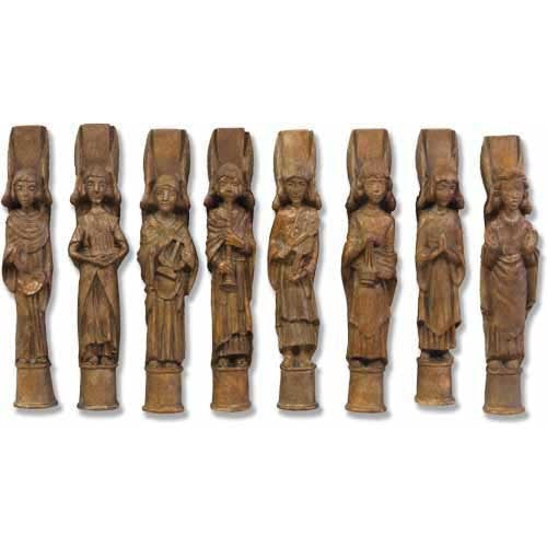 Church Angels Set Of 8 Religious Sculpture - XoticBrands Home Decor