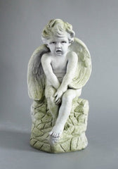  Nuriel Angel On Base  Angel  Sculpture, Home Decor, XoticBrands, XoticBrands Home Decor