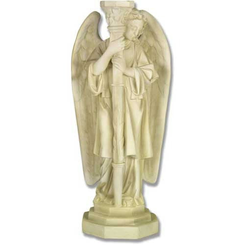 Angel Candleholder-Right Garden Angel Statue - XoticBrands Home Decor