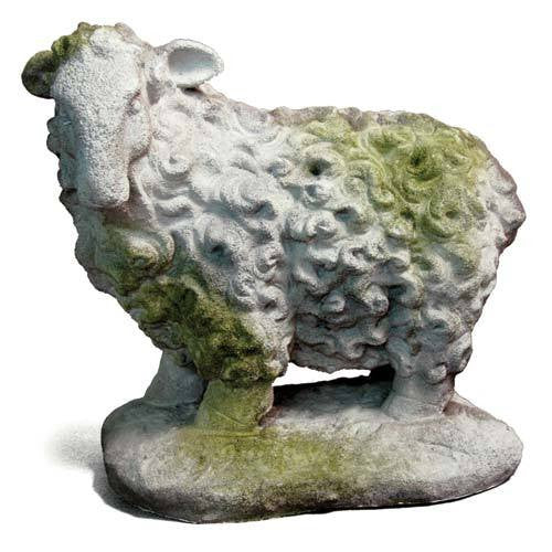 Scottish Sheep Garden Animal Statue - XoticBrands Home Decor