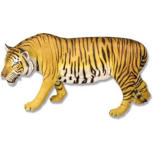Stalking Tiger-Full Color Garden Animal Statue - XoticBrands Home Decor