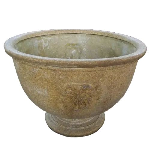  French Anduze Urn Wide  Planters  Sculpture, Home Decor, XoticBrands, XoticBrands Home Decor