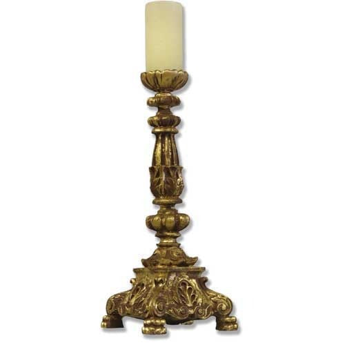 Baroque Candleholder Religious Sculpture - XoticBrands Home Decor