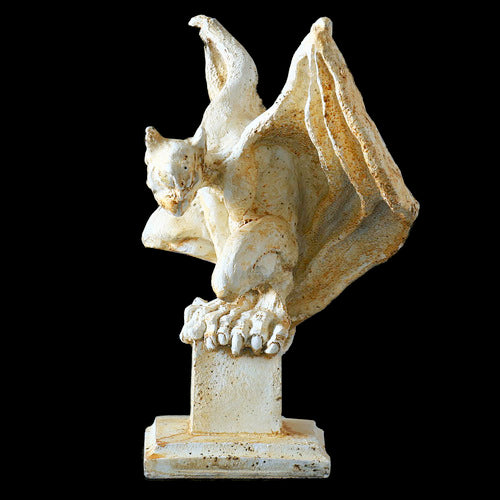  Draga Gargoyle 9" Animal Gargoyles  Sculpture, Home Decor, XoticBrands, XoticBrands Home Decor