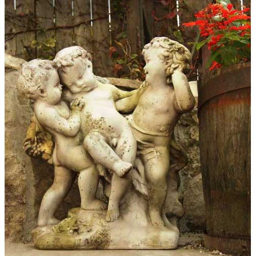  Franciscan Cherubs 23  Angel  Sculpture, Home Decor, XoticBrands, XoticBrands Home Decor