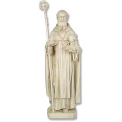 Saint Benedict 30"H Religious Sculpture - XoticBrands Home Decor