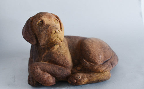Hunter Pup - Animal Garden Statue - XoticBrands Home Decor