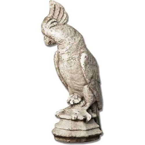 Parrot Finial 21 Garden Animal Statue - XoticBrands Home Decor