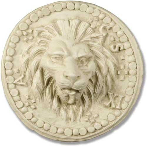 Lion Coin 12  Wall Decor - XoticBrands Home Decor