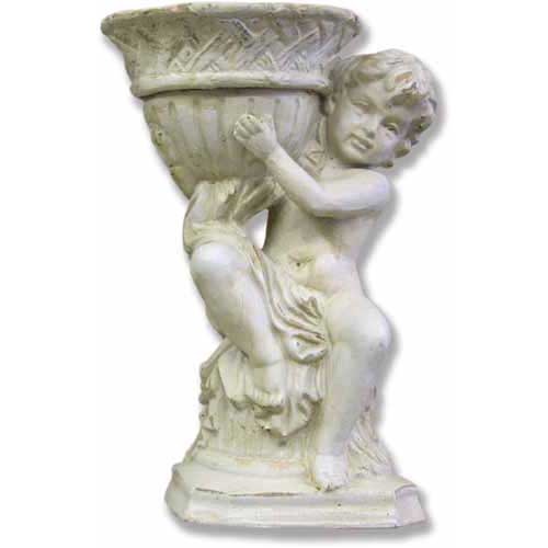 French Cherub Urn Garden Angel Statue - XoticBrands Home Decor